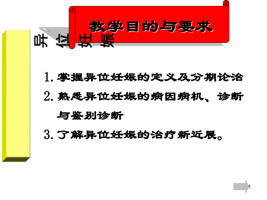 中医妇科异位妊娠PPT幻灯片_第1页