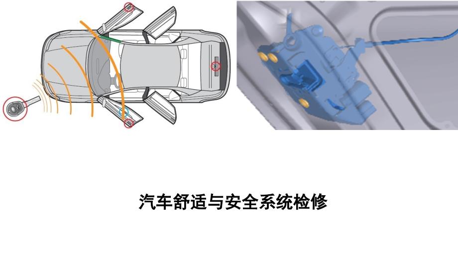 项目三--任务一中控门锁故障检修1《汽车舒适与安全系统检修》教学初课件_第1页