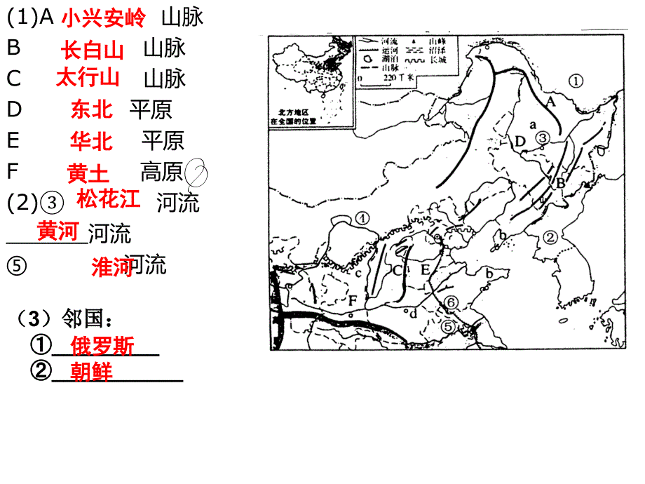 人教版八年级地理下册读图总复习课件_第1页