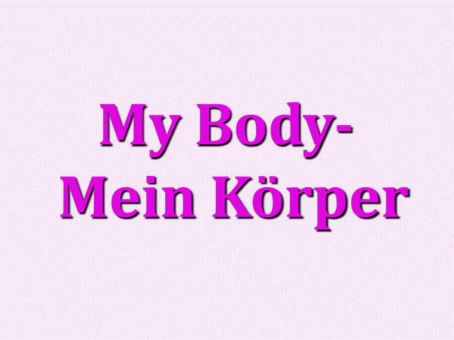 (精品)初级德语German_Body_Parts_第1页