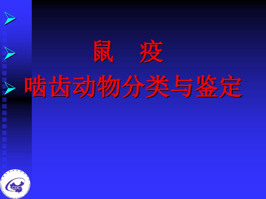 鼠疫啮齿动物鉴定分类课件_第1页