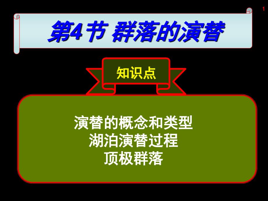 44群落的演替(教育精品)_第1页