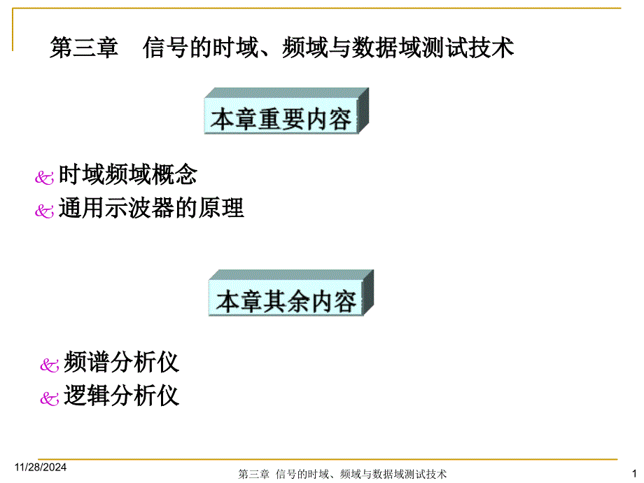 信号的时域、频域与数据域测试技术_第1页