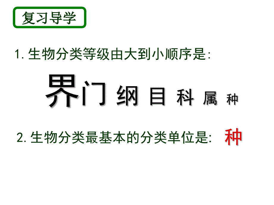 人教版第二章认识生物的多样性_第1页