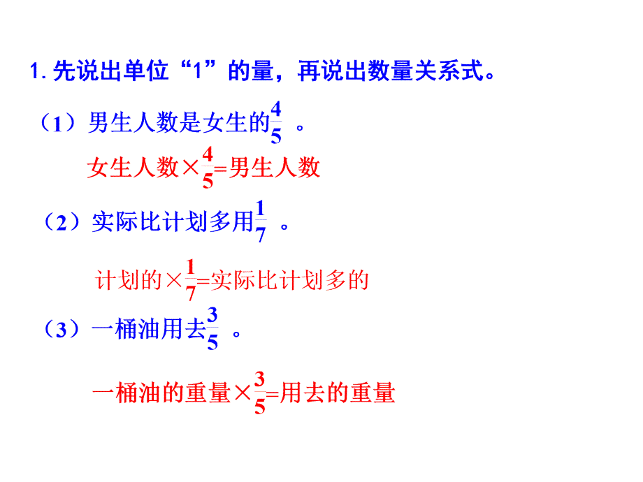 列方程解简单分数问题_第1页