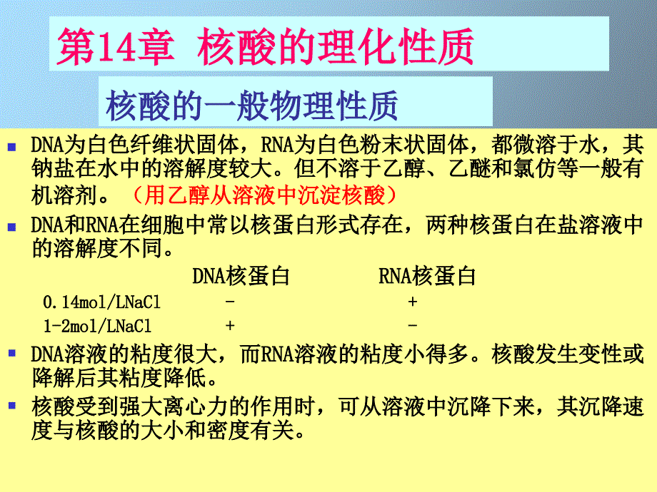 核酸的物化性质_第1页