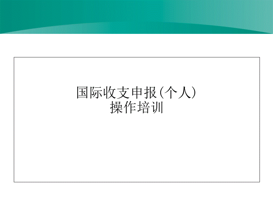 国际收支申报(个人)_第1页