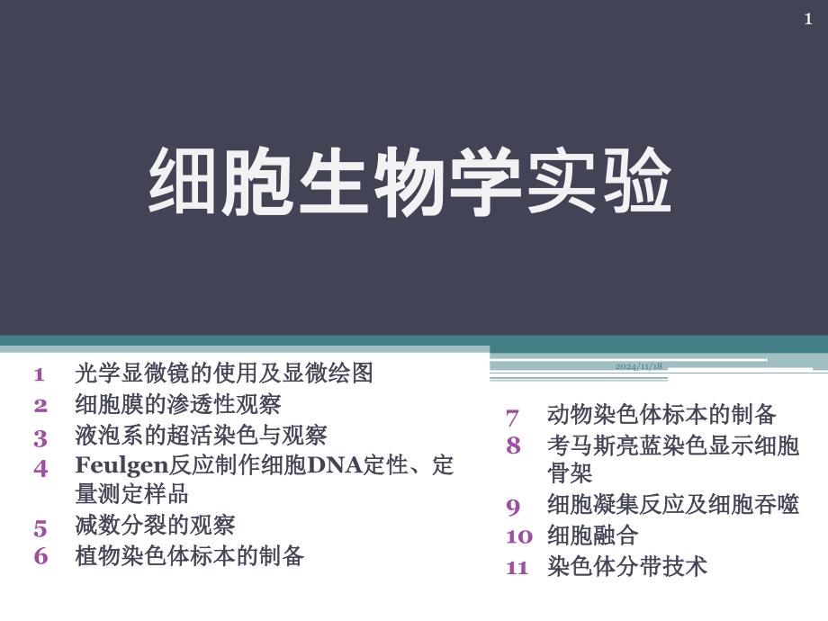 实验1光学显微镜的使用及显微绘_第1页