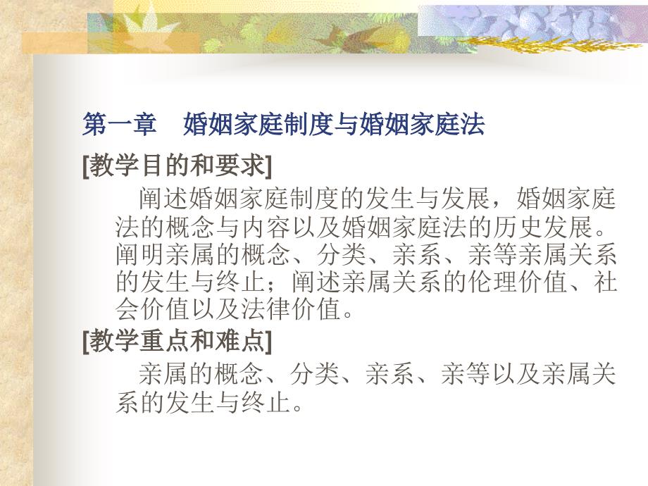 婚姻家庭制度与婚姻法_第1页