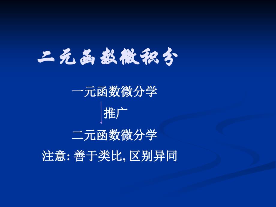 二元函数微积分——偏导数和全微分.课件_第1页