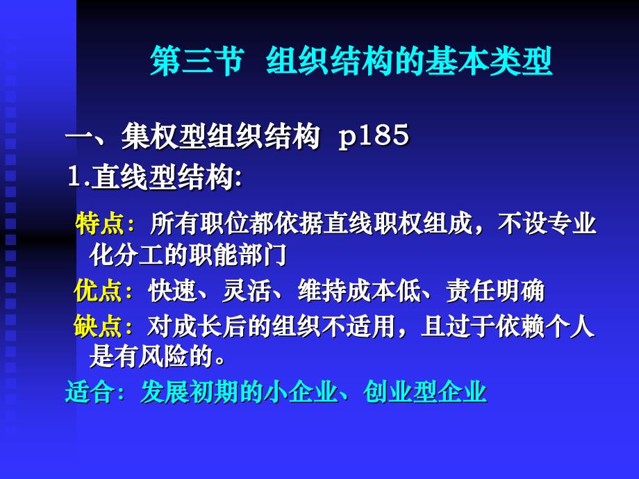 7.3-组织结构的基本类型汇总_第1页