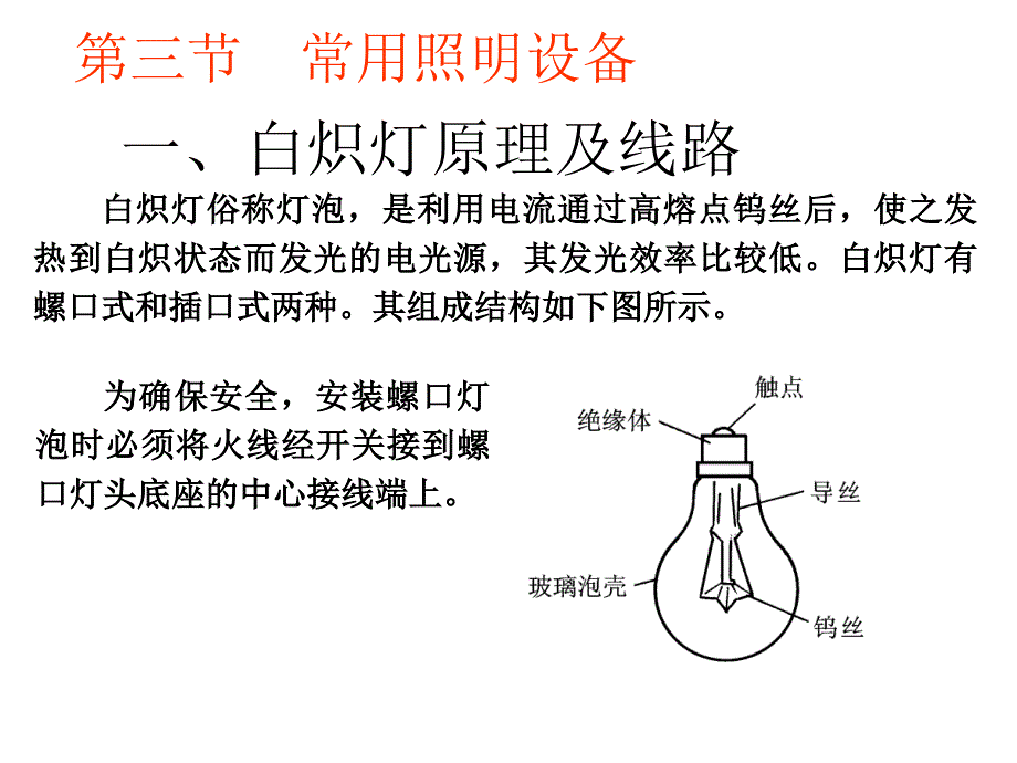 常用照明设备PPT课件_第1页