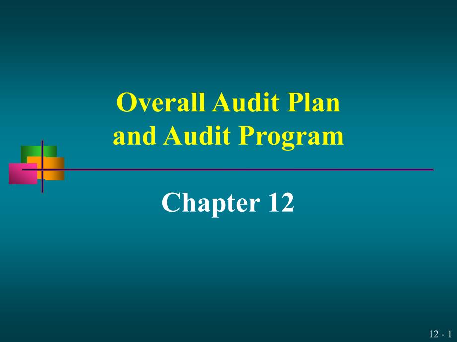 OverallAuditPlanandAuditProgram(英文版)_第1页