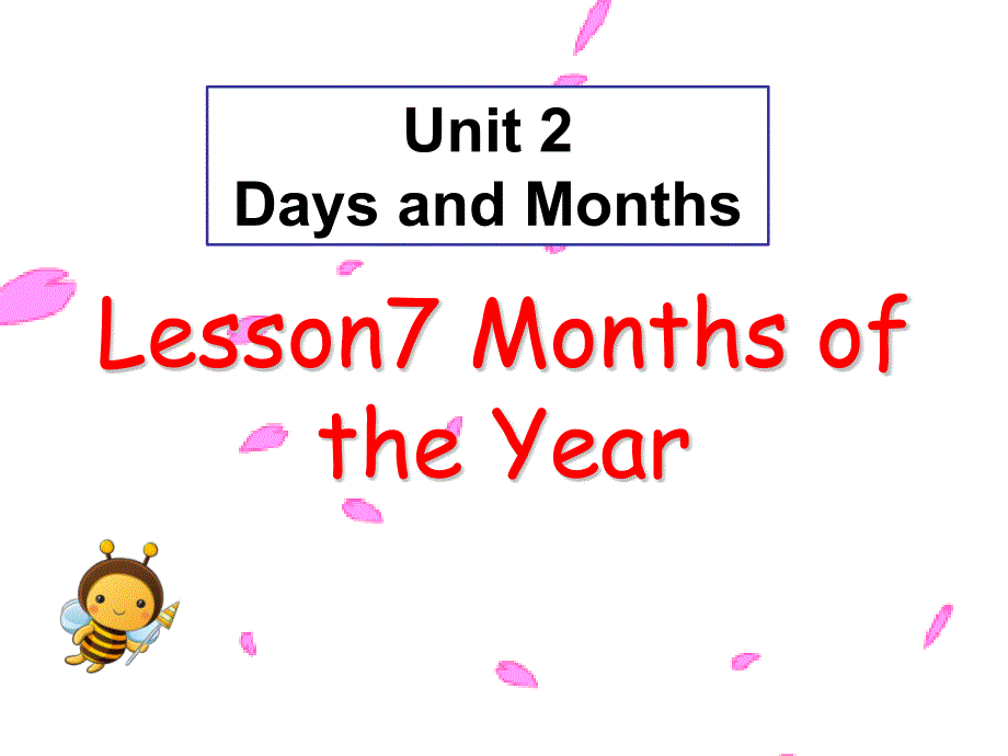 冀教版四年级下册英语lesson7-Months-of-the-year_第1页