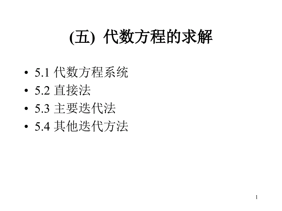 代数方程的求解.课件_第1页