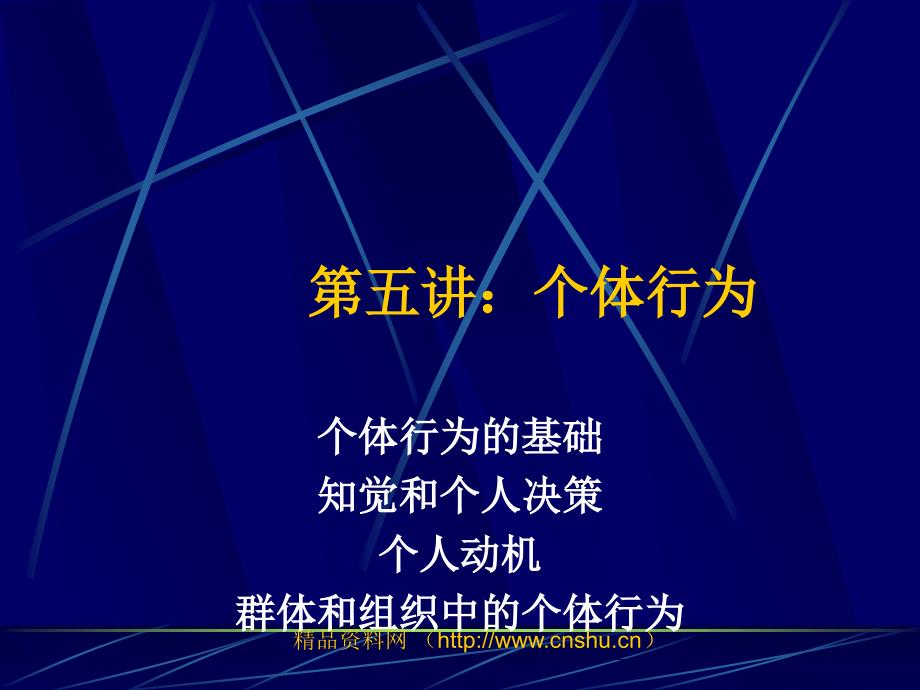 个体行为的基础与动机_第1页