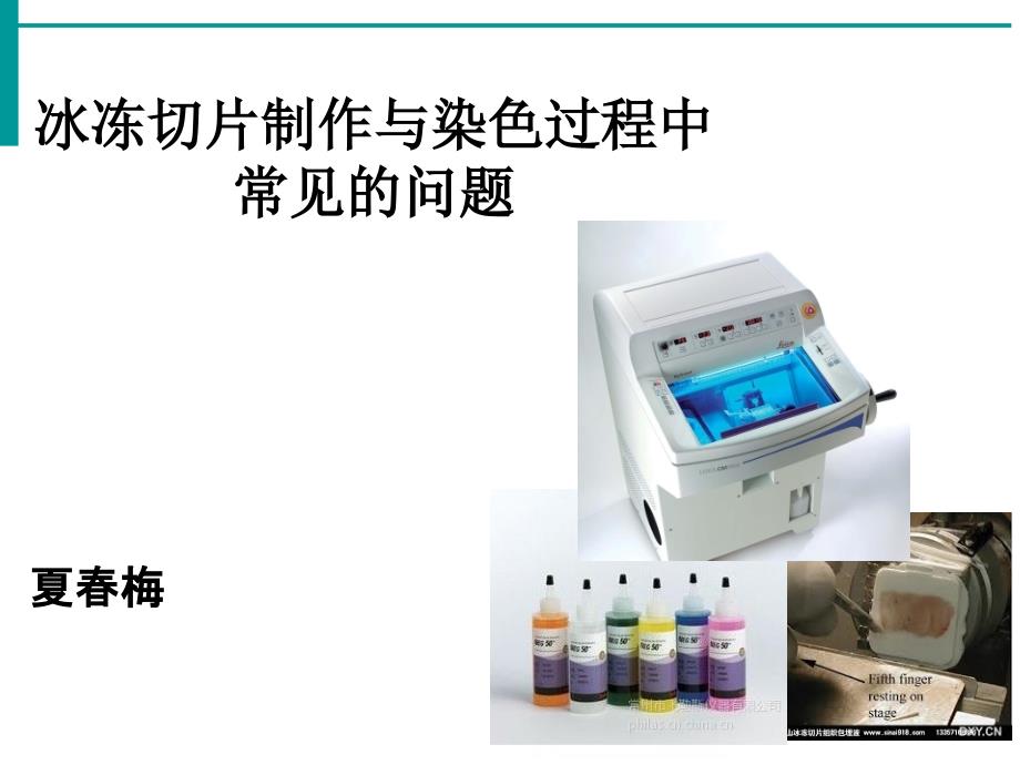 冰冻切片制作与染色过程中常见问题与处理课件_第1页