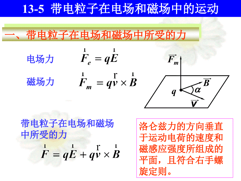 带电粒子在电场和磁场中的运动解读课件_第1页