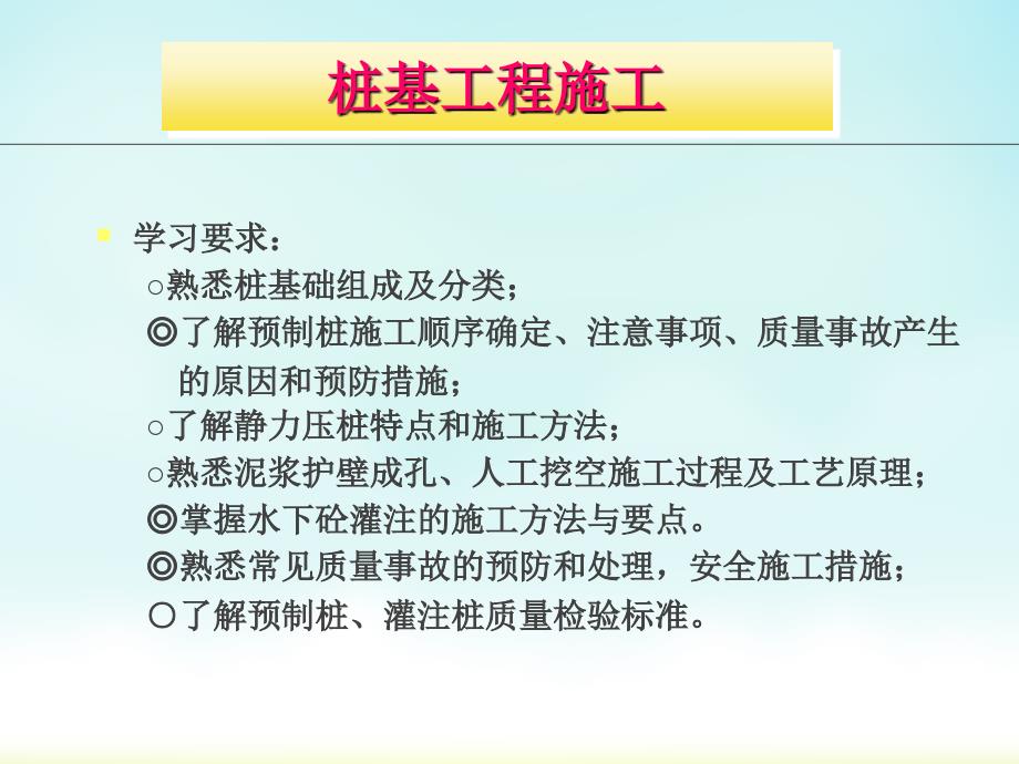 各种桩基施工工艺资料课件_第1页