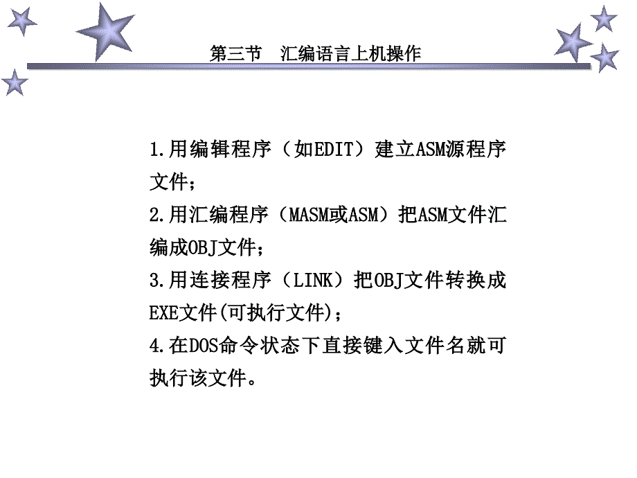 微机原理及应用课上机课件_第1页