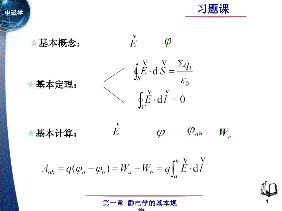 电磁学第三版答案课件_第1页