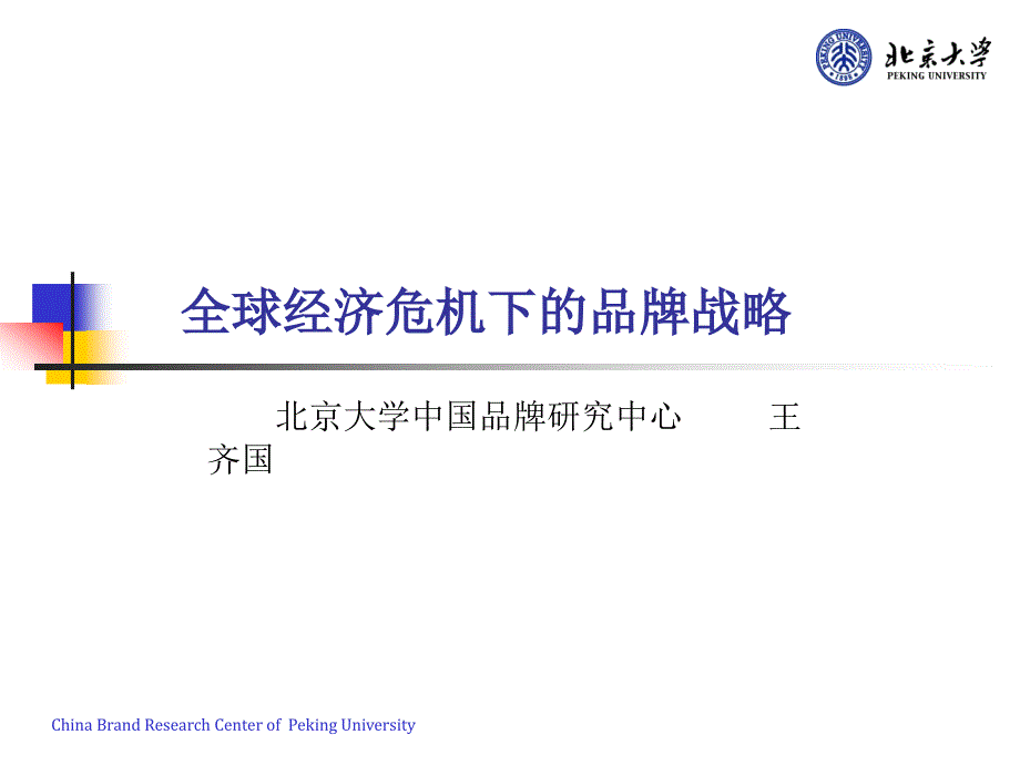 全球经济危机下的品牌战略_第1页