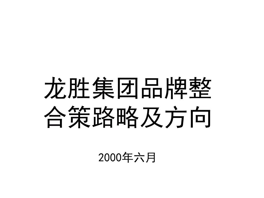 龙胜集团品牌整合策略通用课件_第1页