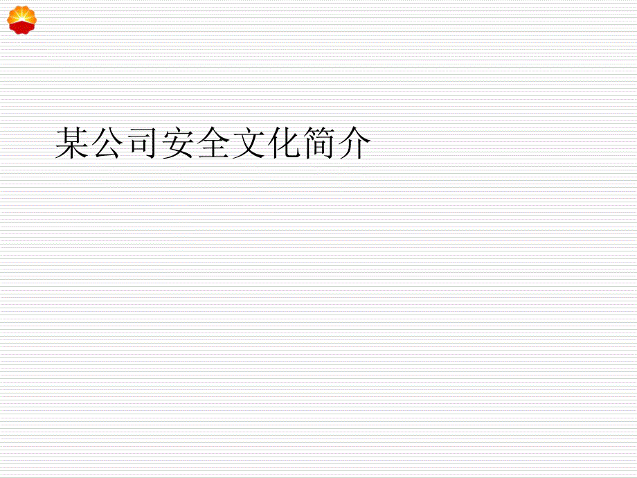 某公司安全文化简介PPT课件_第1页