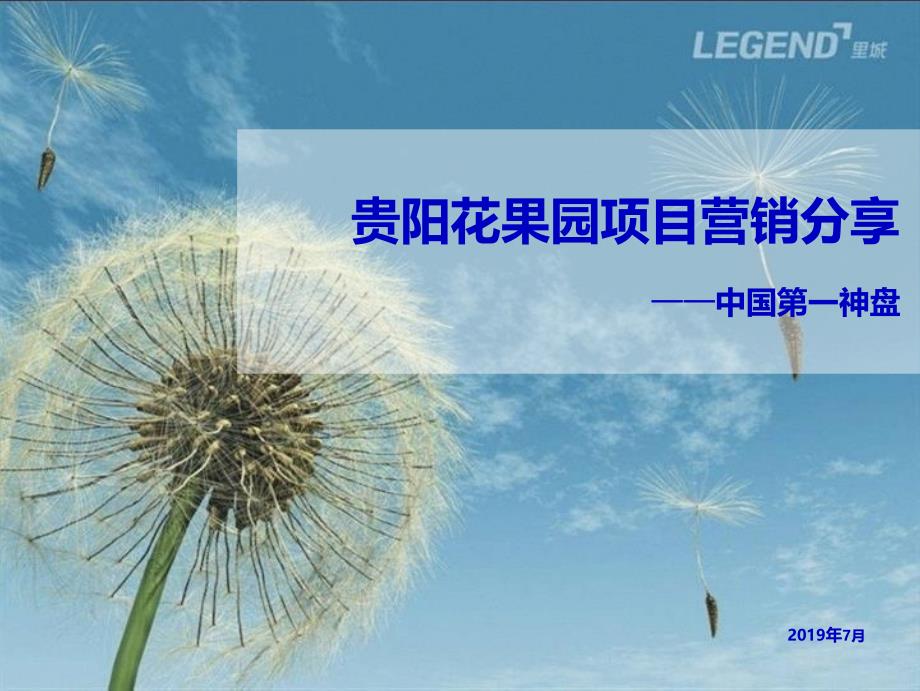 贵州省贵阳花果园项目营销分享_第1页