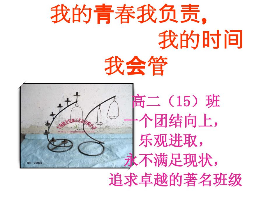 主题班会：我的青春我负责我的时间我会管(1)(教育精品)_第1页