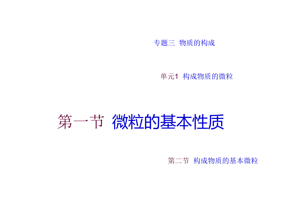 构成物质的基本微粒(原子及相对原子质量)_第1页