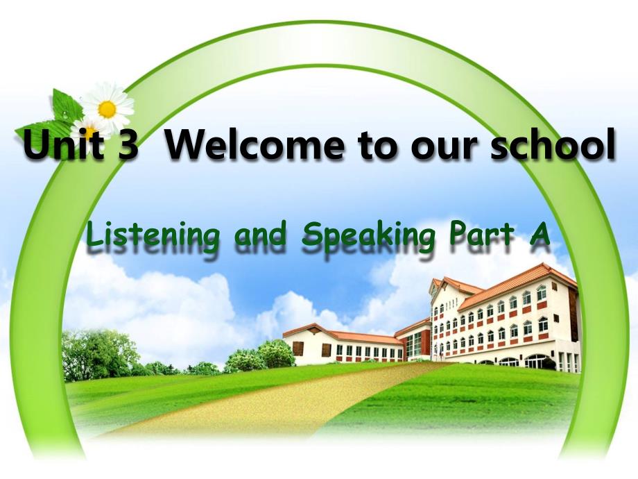 Unit3-1ListeningandspeakingpartA(教育精品)_第1页