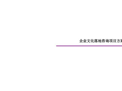 某銀行企業(yè)文化項目建議書