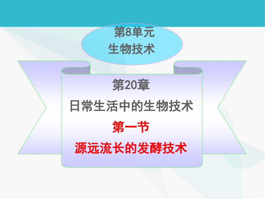 20章第一节源远流长的发酵技术(教育精品)_第1页