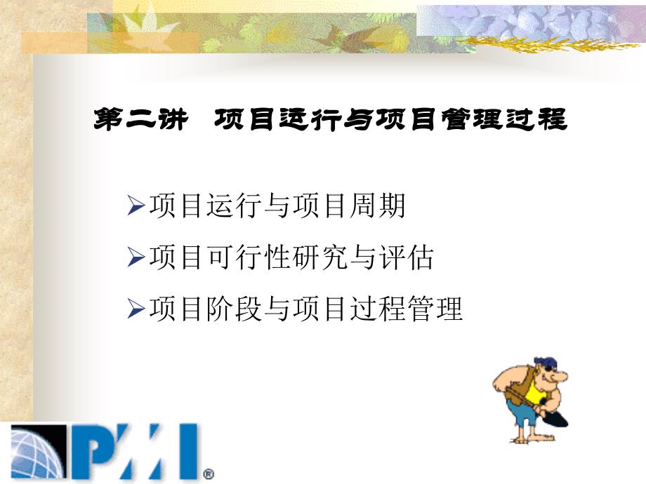 项目运行与项目管理过程概述_第1页