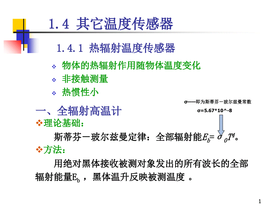 传感器原理-其它温度传感器_第1页