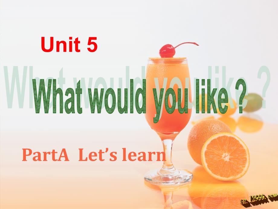 新版pep小学英语四年级上册unit5Alet'slearn课件_第1页