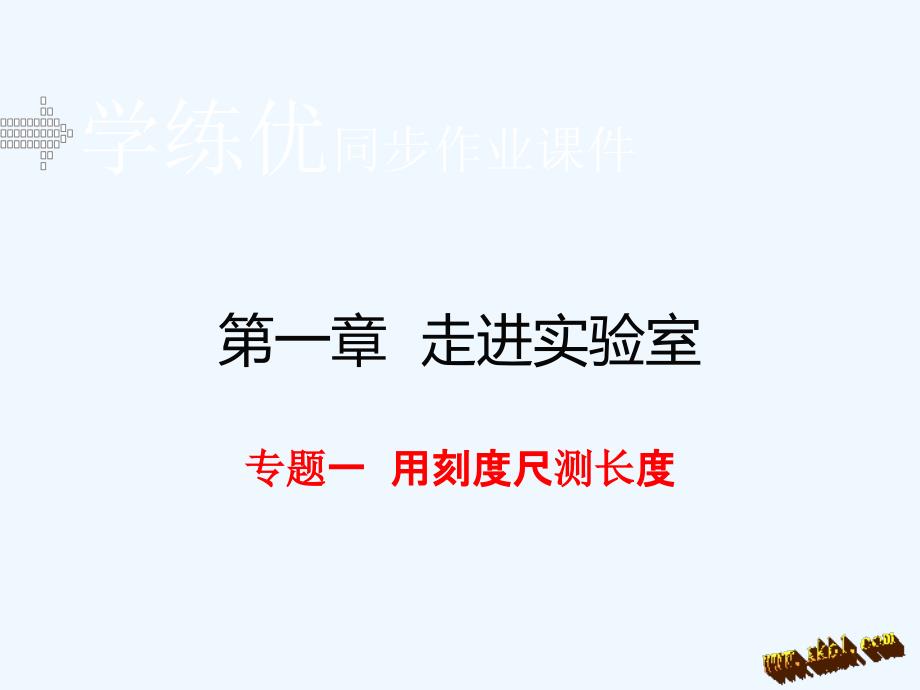 八年级物理上册专题一用刻度尺测长度练习题及答案_第1页