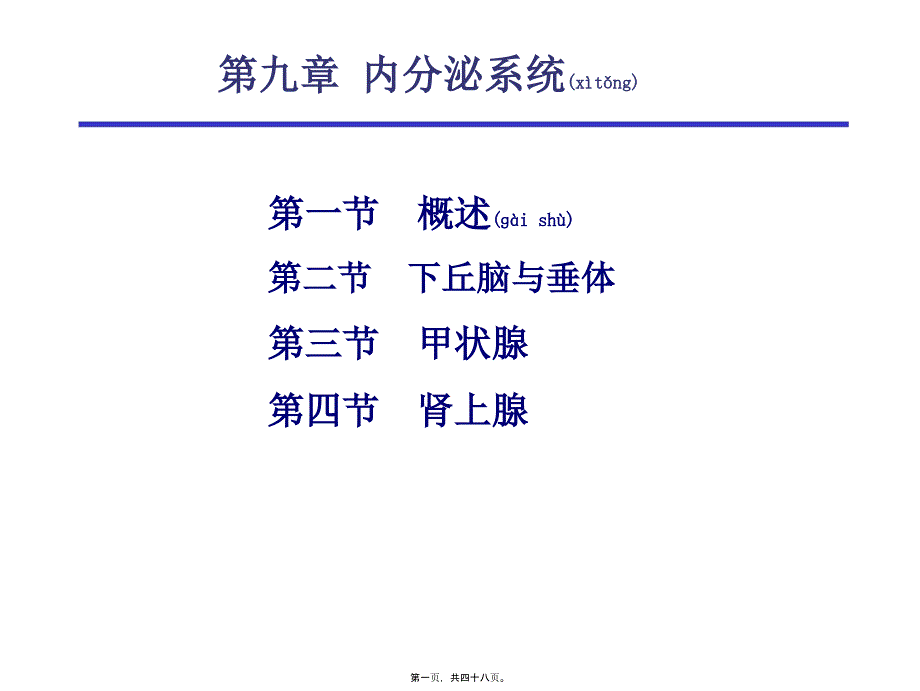 第九章内分泌系统四_第1页