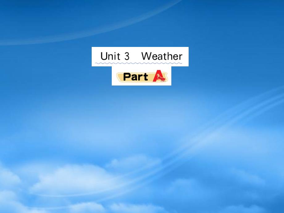 四级英语下册Unit3WeatherPartA作业课件人教PEP2021359_第1页