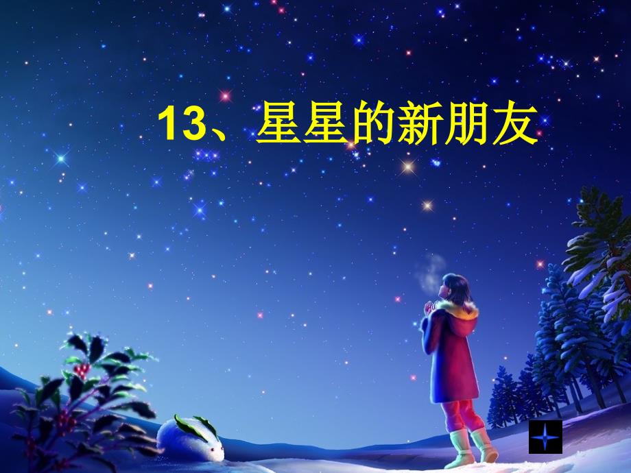 二级语文上册 星星的新朋友课件2 语文S_第1页