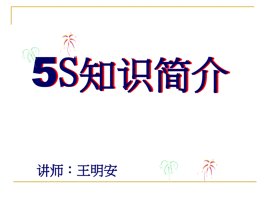 6S培训教材-内部讲师_第1页