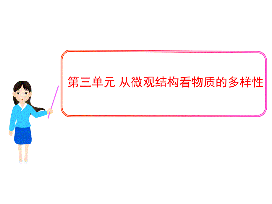 2017年化学高考总复习第三单元从微观结构看物质的多样性课件_第1页