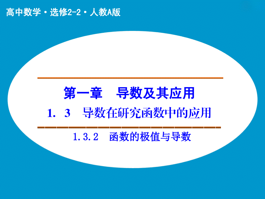 132函数的极值与导数(教育精品)_第1页