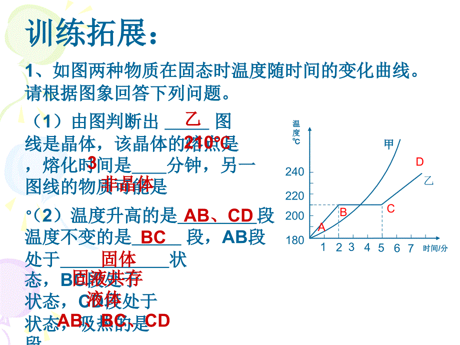 熔化和凝固练习题_第1页