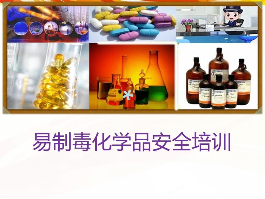 易制毒化学品安全管理培训课件_第1页