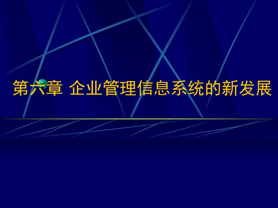 06第六章 管理信息系统新发展_第1页