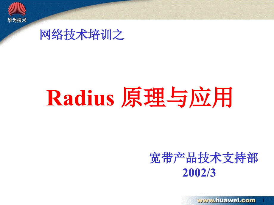 Radius原理与应用（精品）_第1页