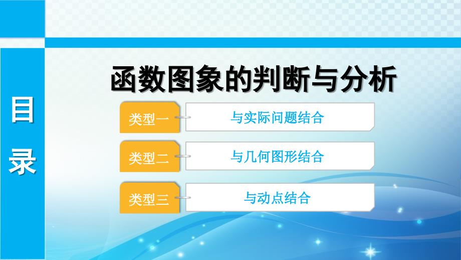 2023年中考数学专项突破之函数图象的判断与分析课件_第1页