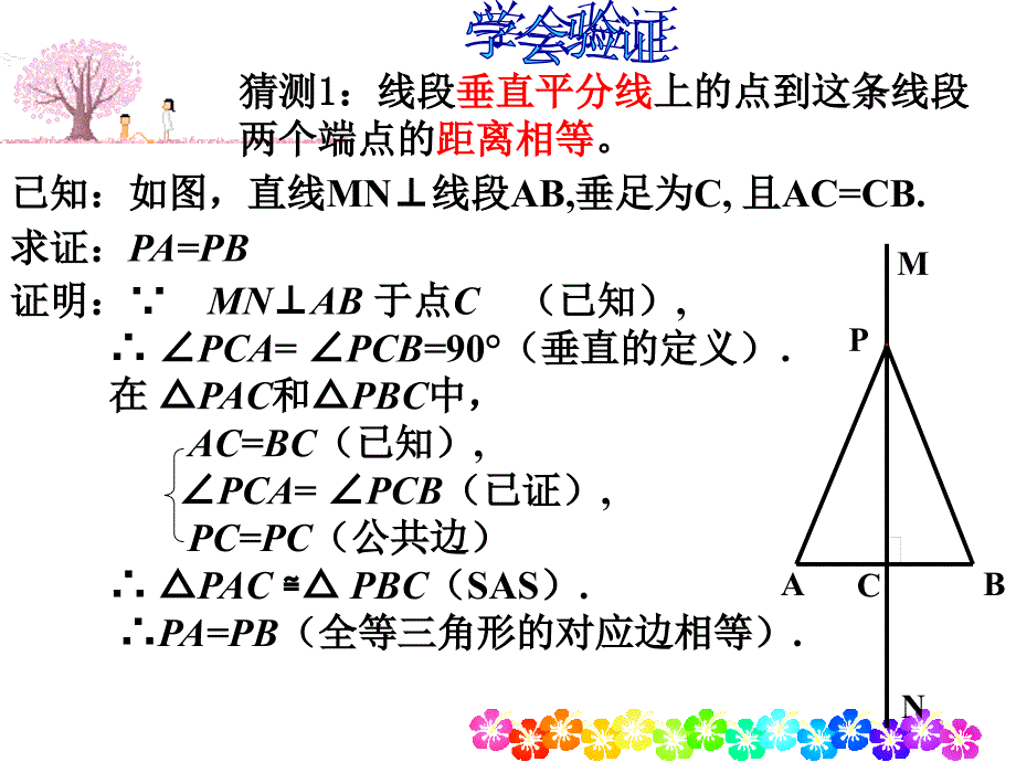 线段垂直平分线的性质_第1页